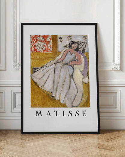 Tableau mural Jeune Femme à La Pelisse Blanche