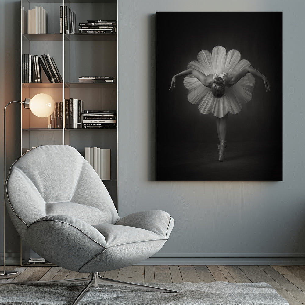 Art mural : Ballet floral