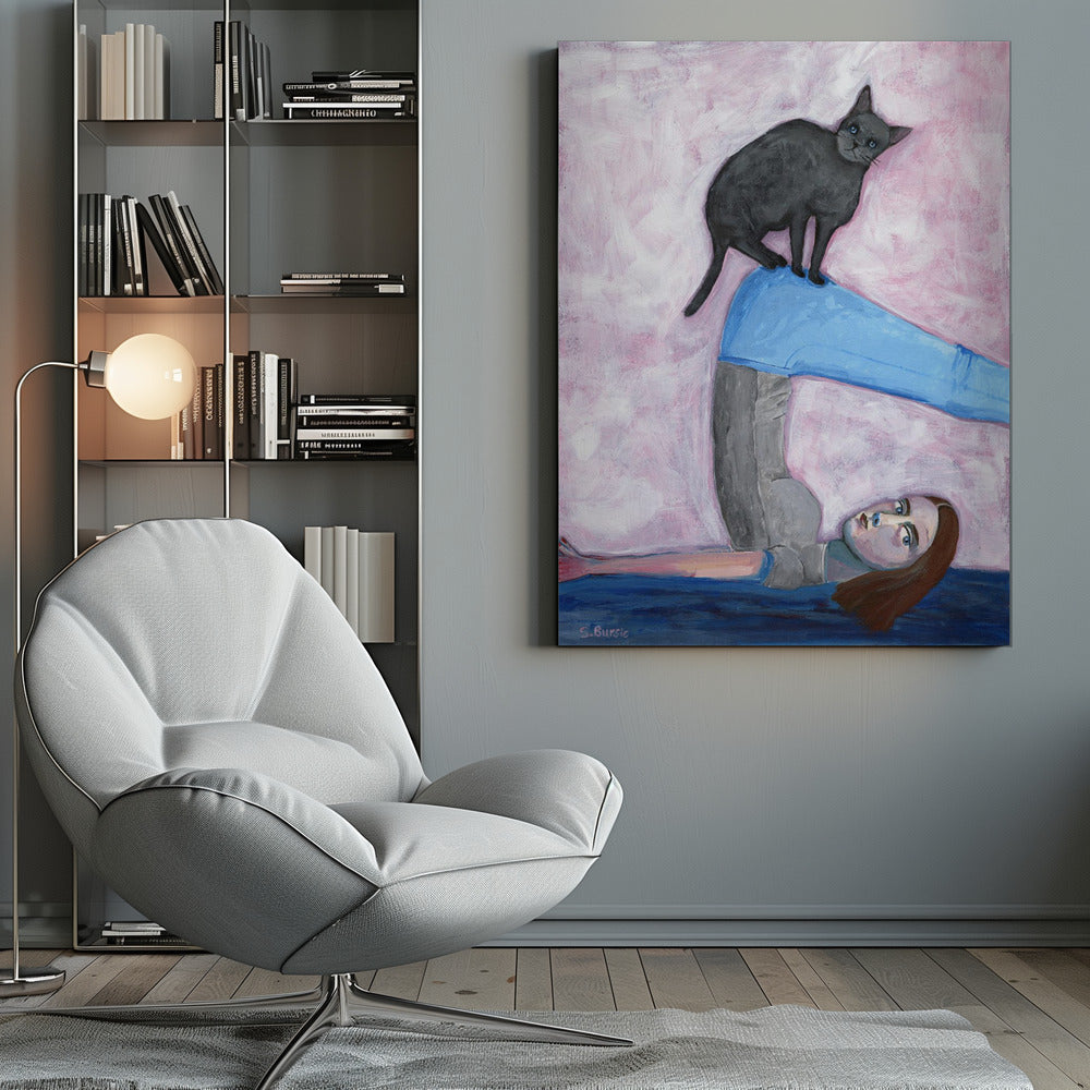 Du yoga avec mon chat