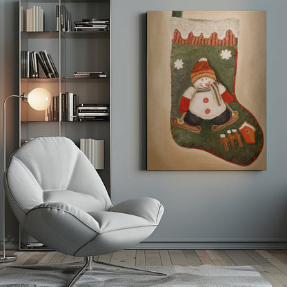 Décoration murale Chaussette de Noël