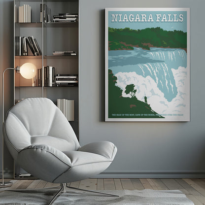 Art mural Chutes du NiagaraAffiche de voyage