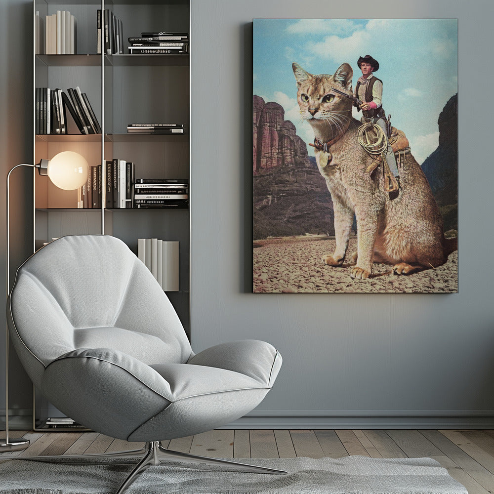 Décoration murale Le Chat Lone Ranger
