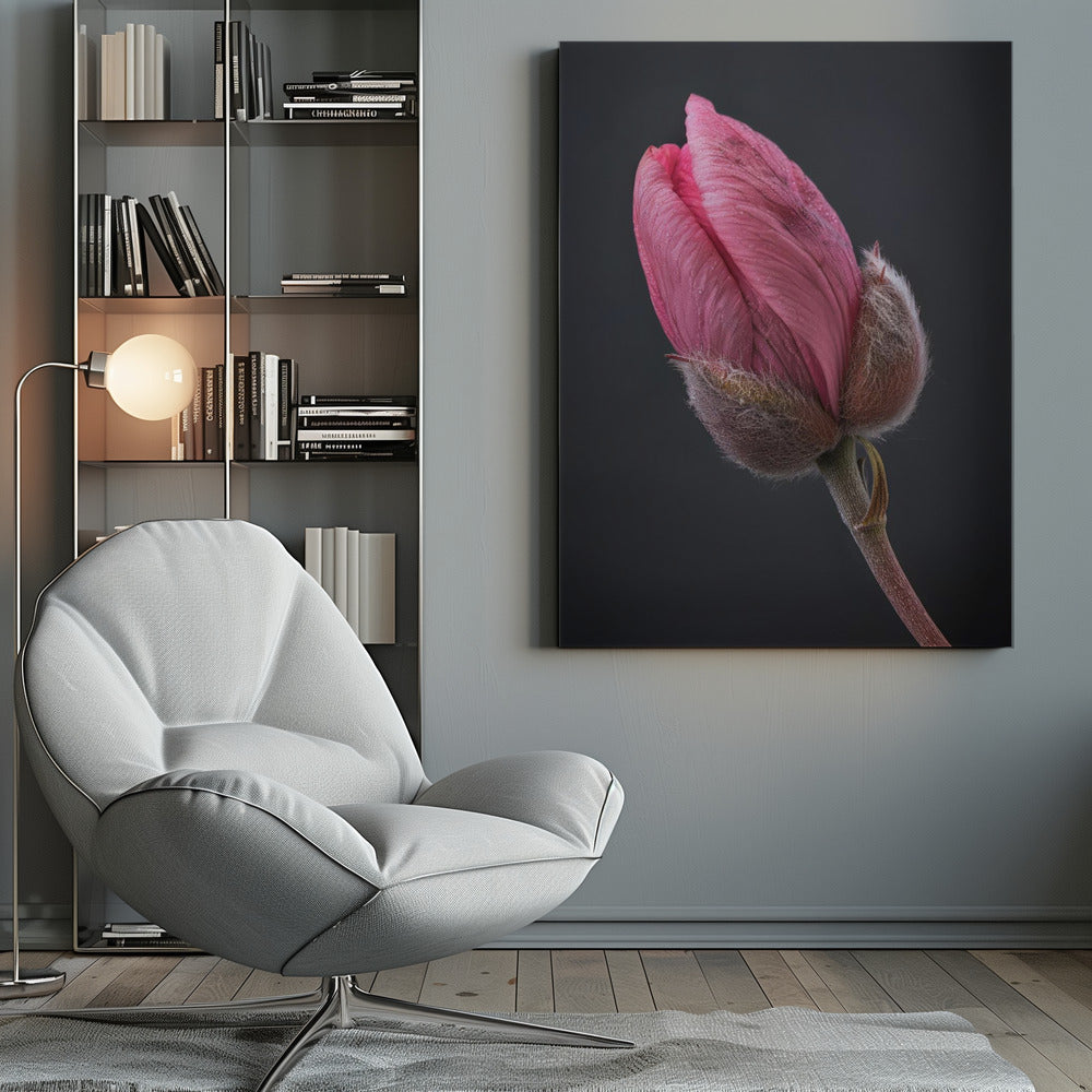Art mural Tulipe Rose 1
