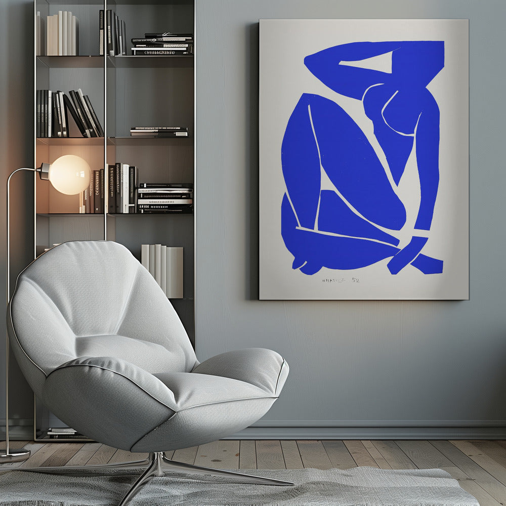 Décoration murale Nudo Blu III 1952