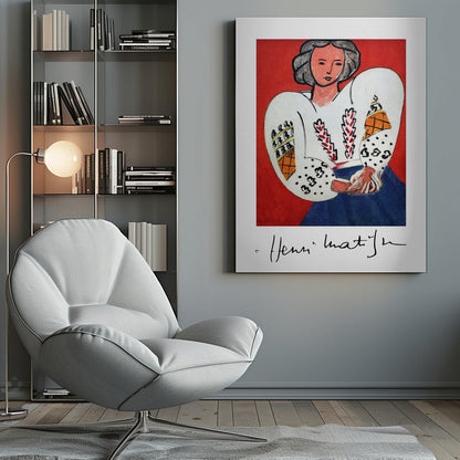 Décoration murale Henri Matisse, La Camicetta Romena, 1940
