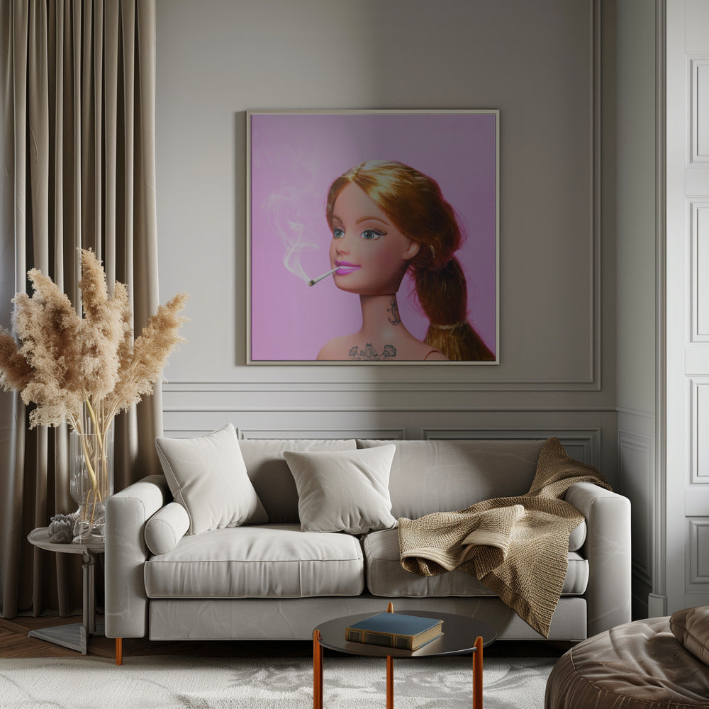 Art mural Jeune femme