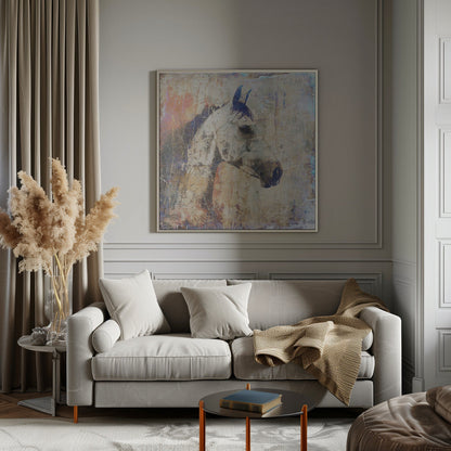 Art mural Cheval Illustration d'art vintage 04