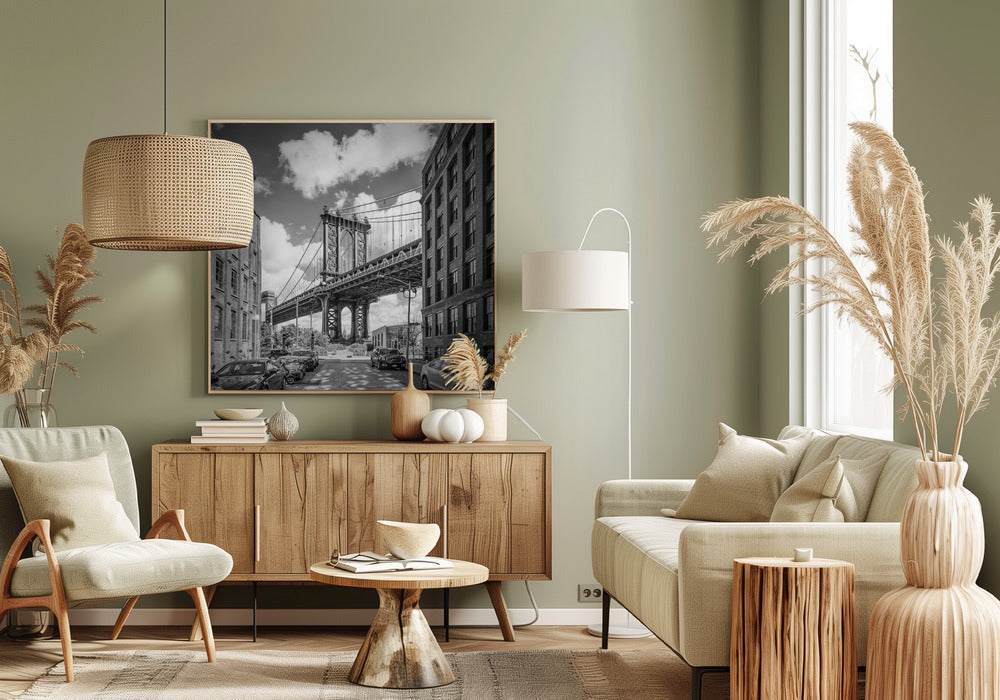 Art mural NYC Pont de Manhattan