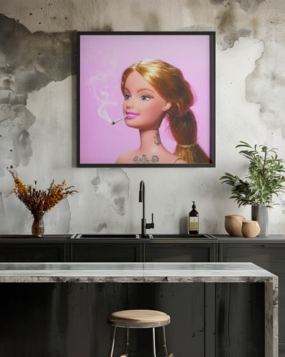 Art mural Jeune femme