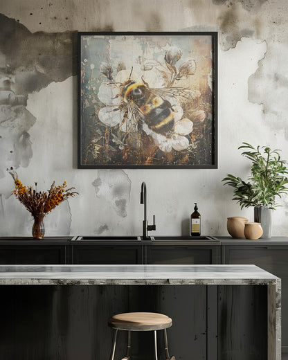 Art mural Animaux floraux Illustration d'art vintage 08