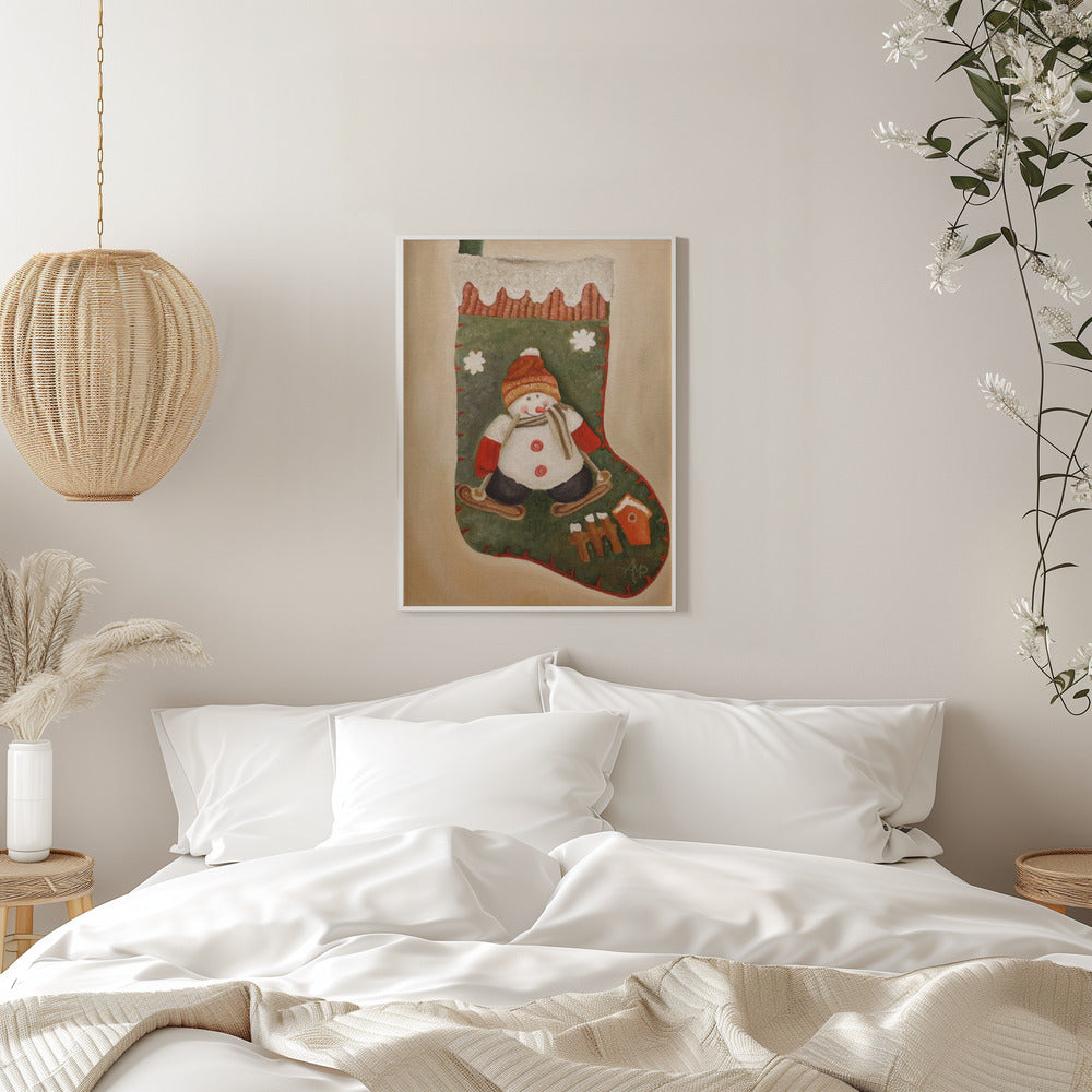 Décoration murale Chaussette de Noël