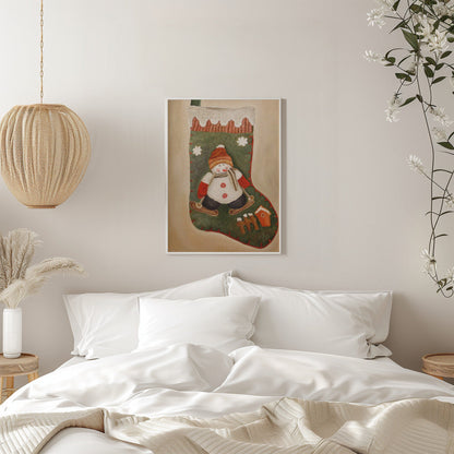 Décoration murale Chaussette de Noël