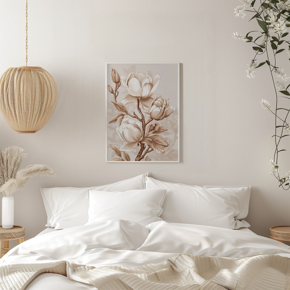 Fleurs beiges 2