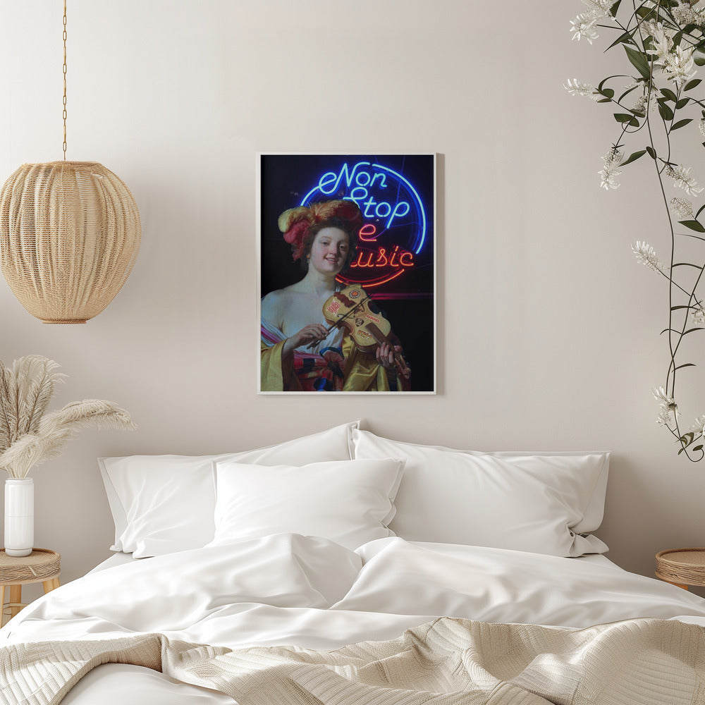Tableau mural Imprimé sur toile Non Stop the Music