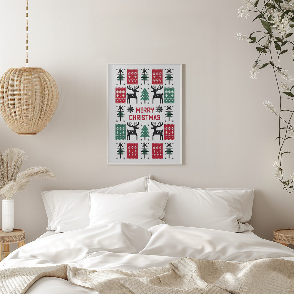 Art mural Impression sur toile Joyeux Noël