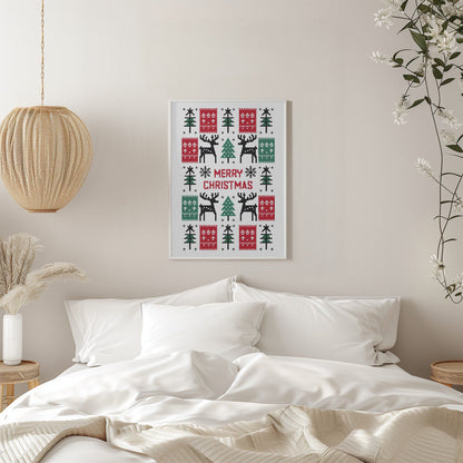 Art mural Impression sur toile Joyeux Noël