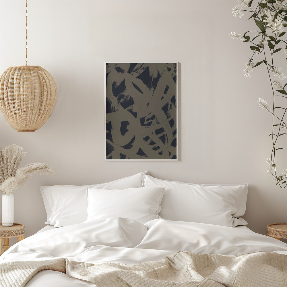 Wall art Abstract Brush Strokes 399Y