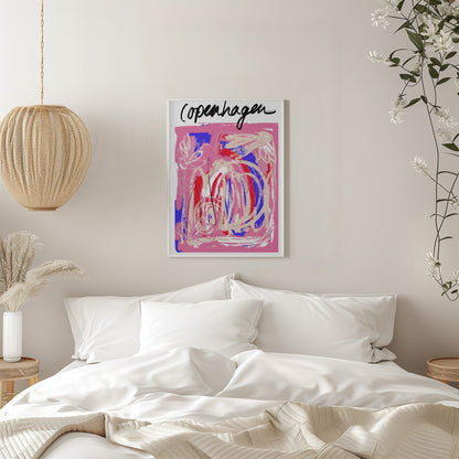 Art mural Copenhagueabstrait5 Taille24x36