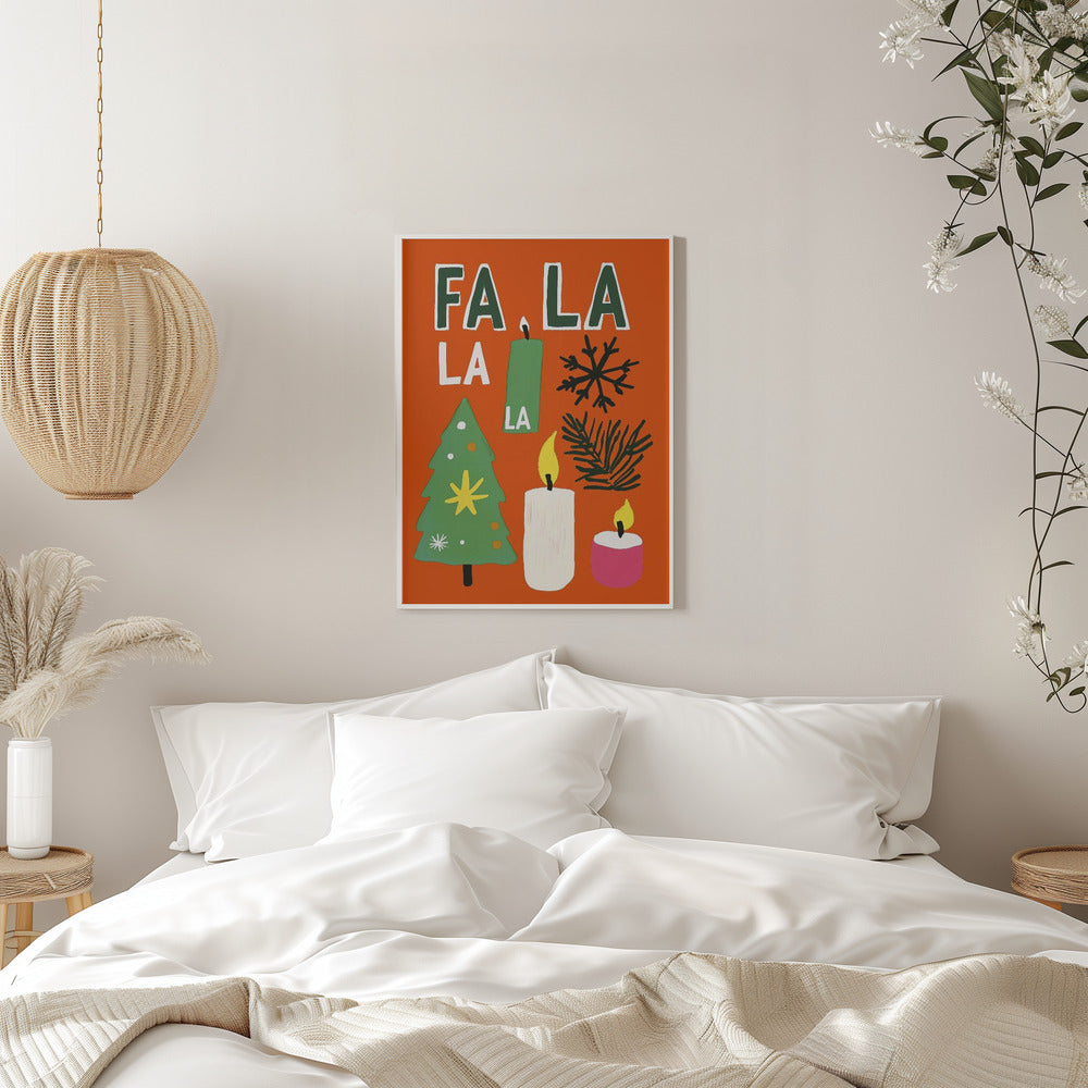 Impression sur toile « Fa la la »