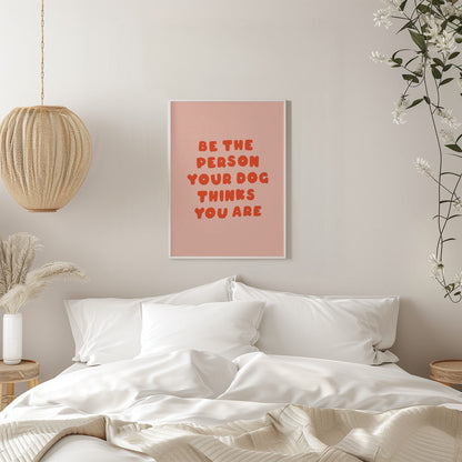 Typographie murale pour les amoureux des chiens