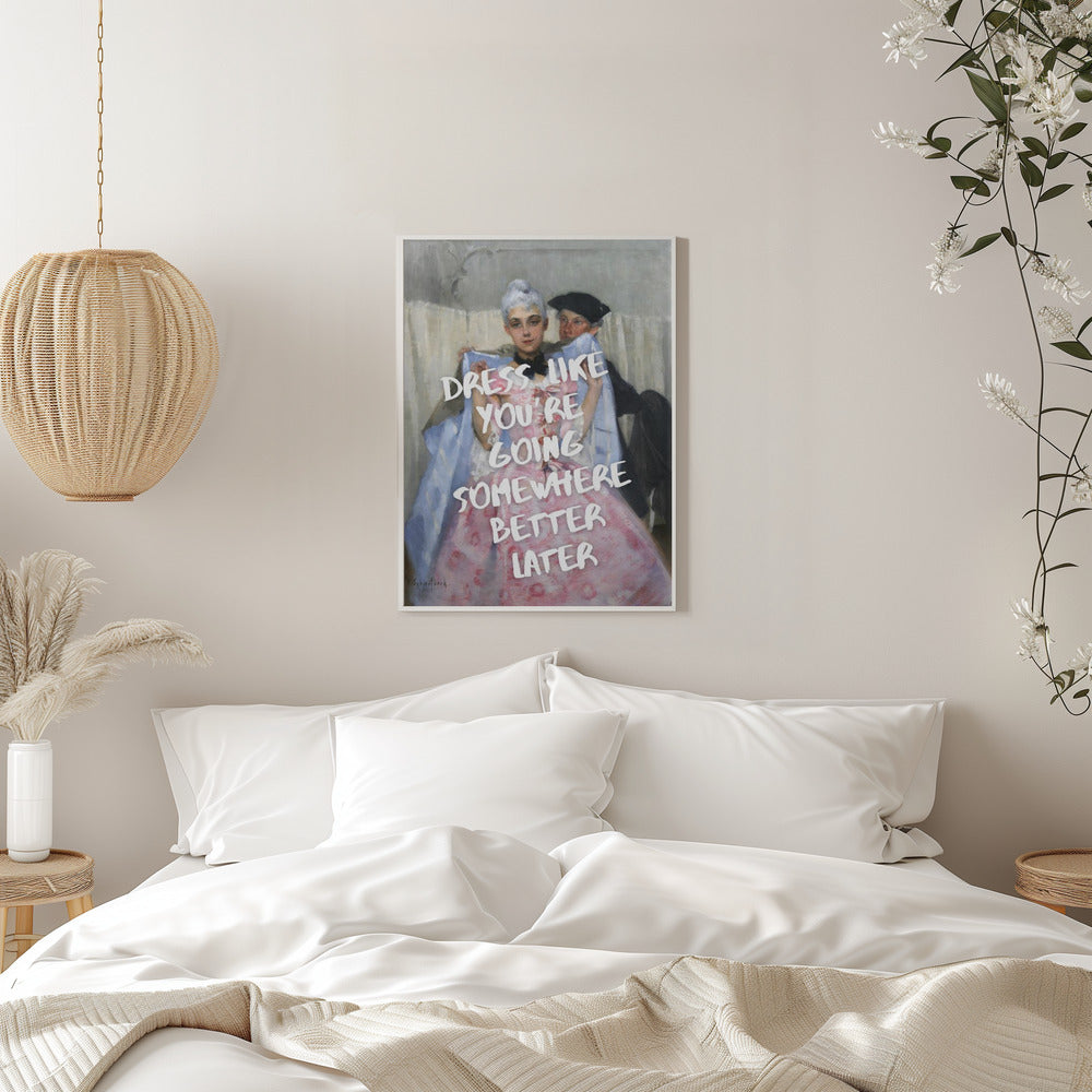 Art mural S'habiller pour réussir