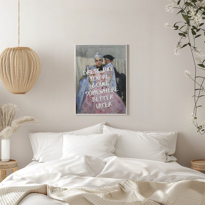 Art mural S'habiller pour réussir