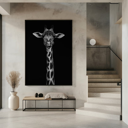 Décoration murale : Portrait de girafe