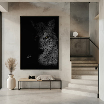 Décoration murale Loup