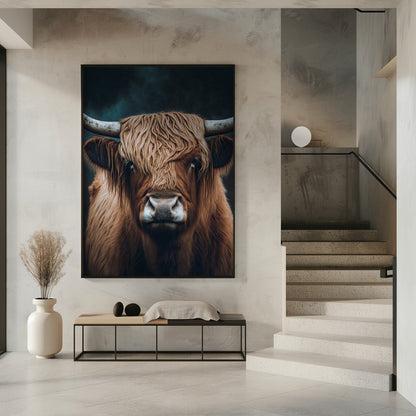 Tableau sur toile Vache écossaise