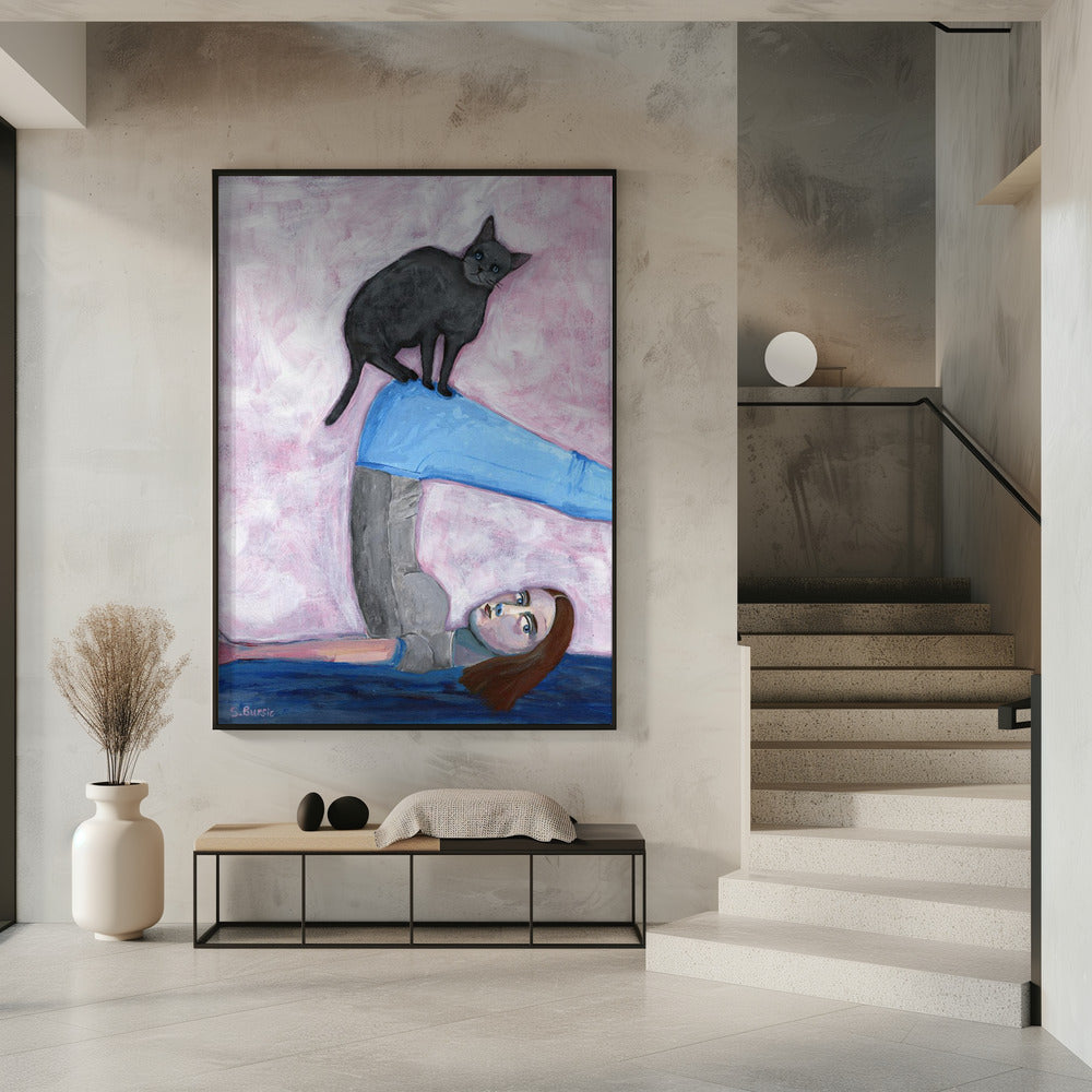 Du yoga avec mon chat