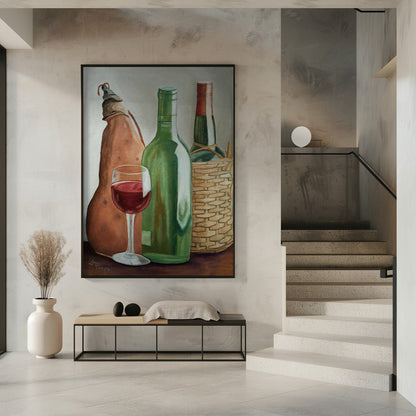 Décoration murale dans le chai
