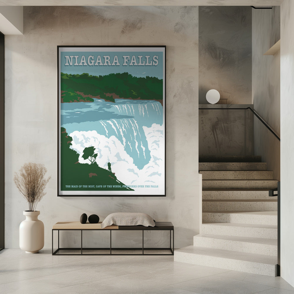 Art mural Chutes du NiagaraAffiche de voyage