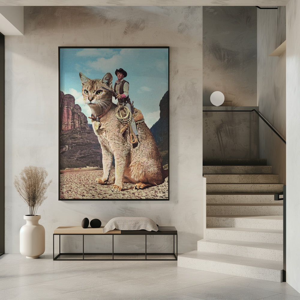 Décoration murale Le Chat Lone Ranger