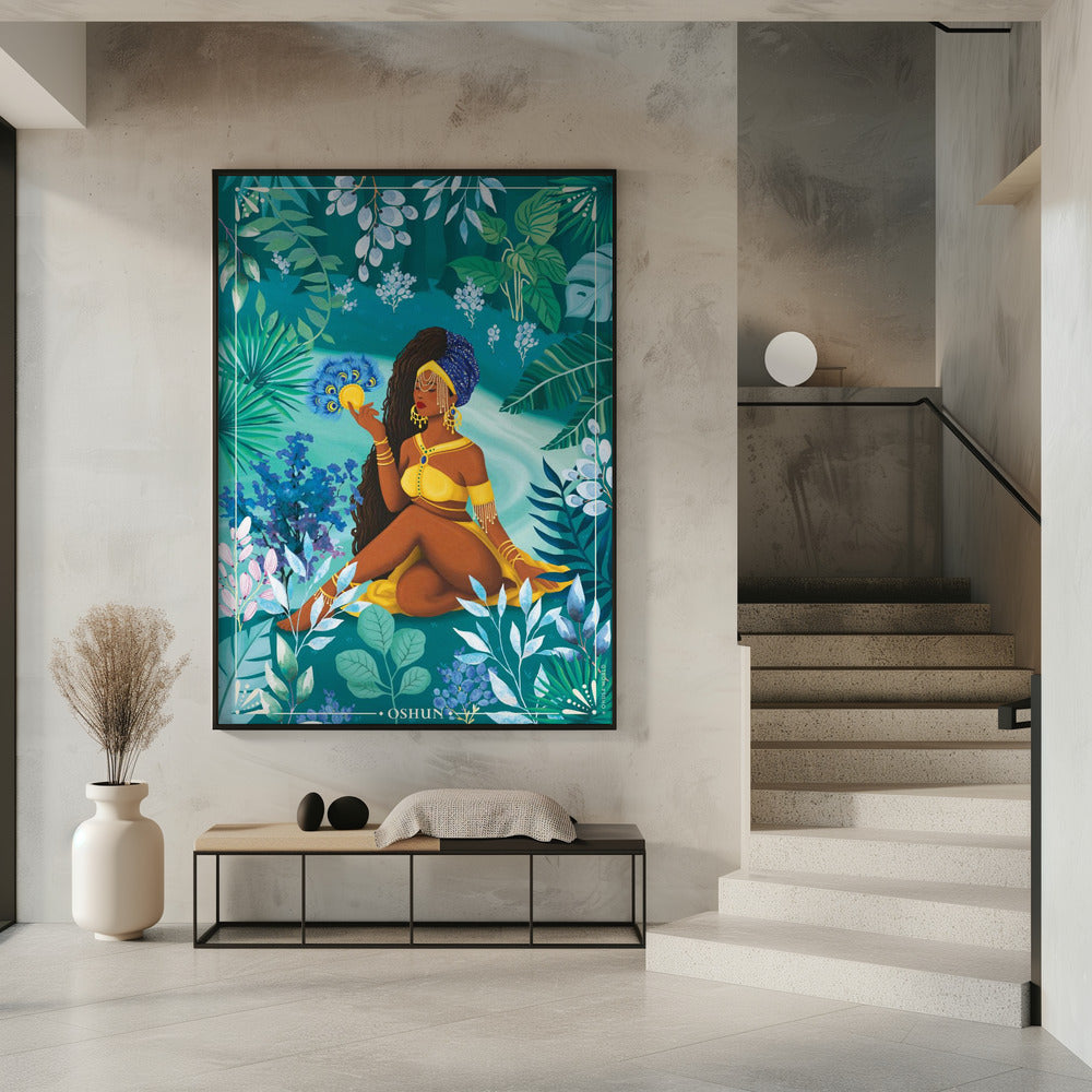Art mural déesse Oshun Orisha