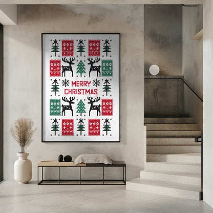 Art mural Impression sur toile Joyeux Noël