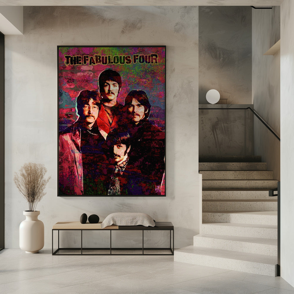 Décor mural Les Quatre Fantastiques