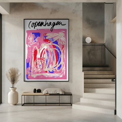 Art mural Copenhagueabstrait5 Taille24x36