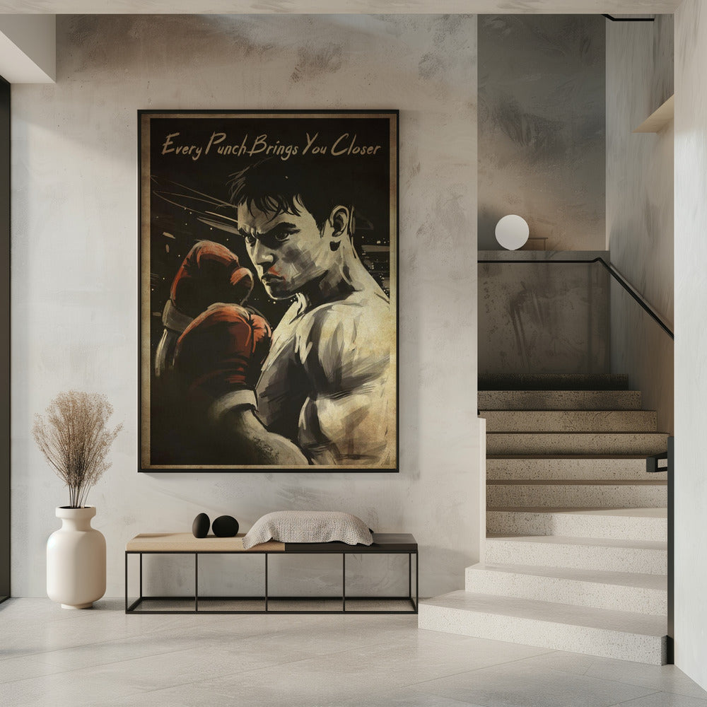 Art mural Chaque coup vous rapproche du but