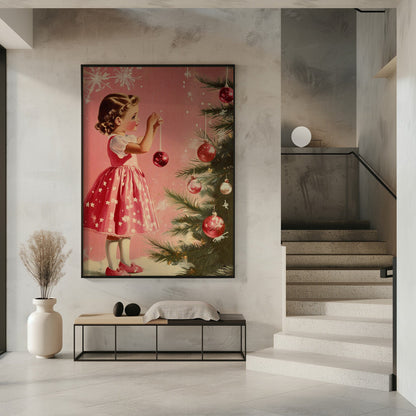 Tableau sur toile « Fille aux Boules »