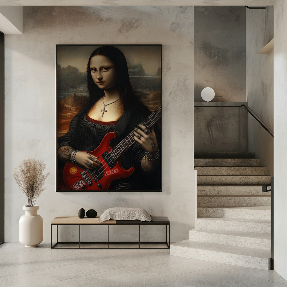 Impression sur toile Lisa revisitée