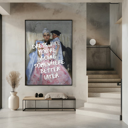 Art mural S'habiller pour réussir