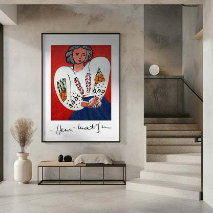 Décoration murale Henri Matisse, La Camicetta Romena, 1940