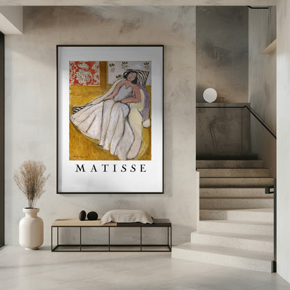 Tableau mural Jeune Femme à La Pelisse Blanche