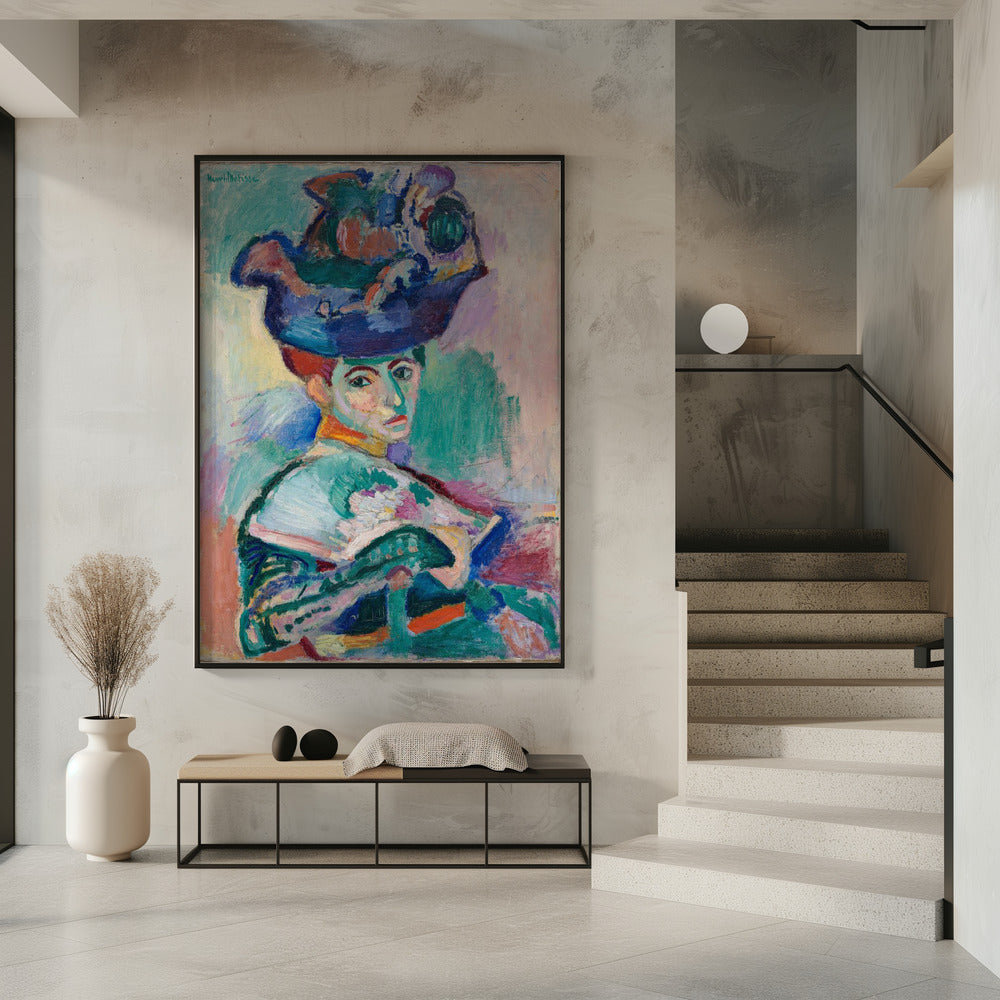 Décoration murale Femme au chapeau