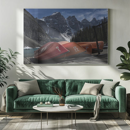 Art mural Quatre pics