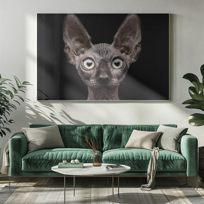 Art mural Chat Sphynx