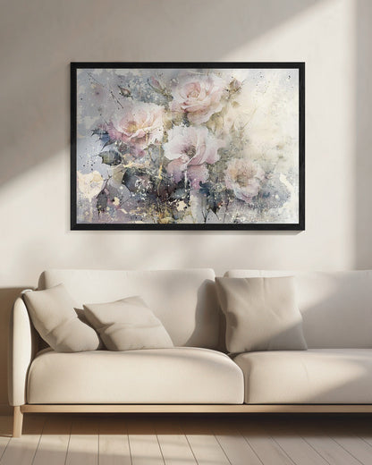 Art mural Fleur Illustration florale Art mural 076