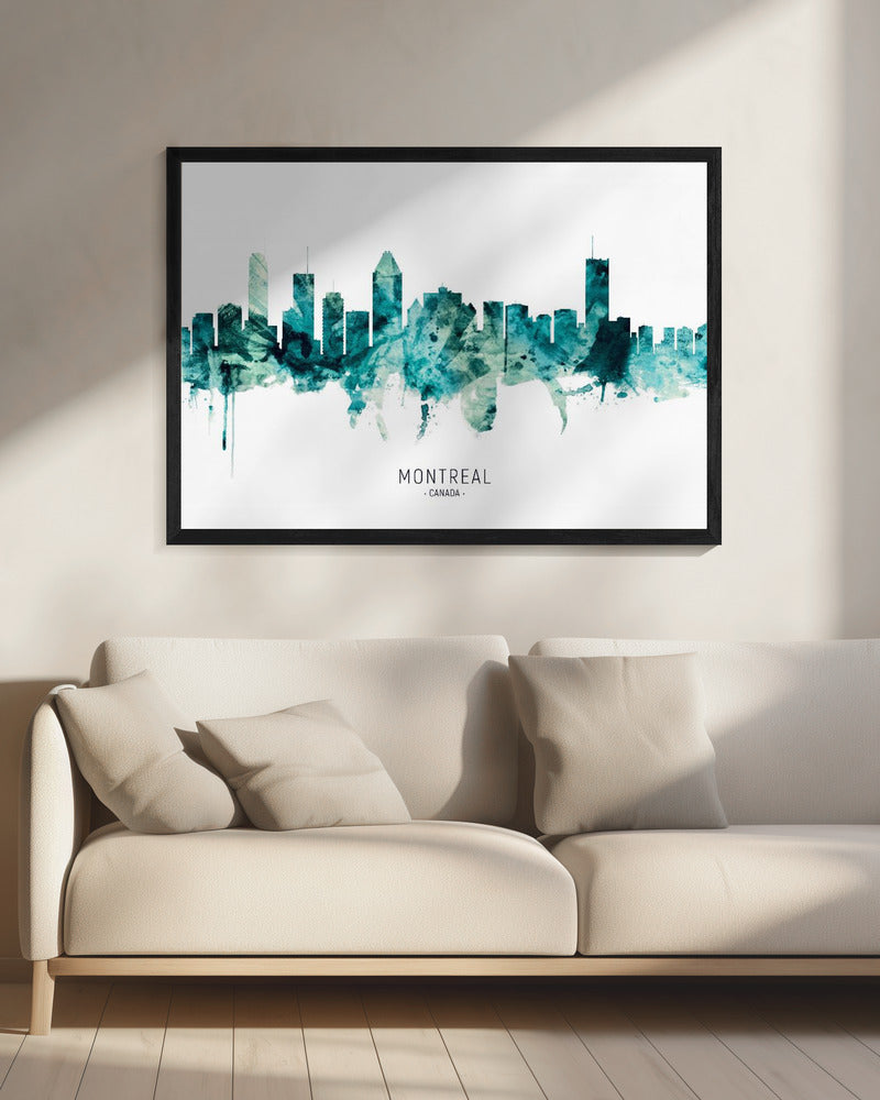 Décoration murale Montréal Canada Skyline