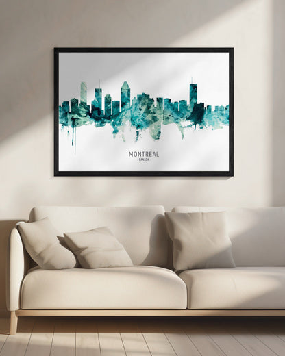 Décoration murale Montréal Canada Skyline