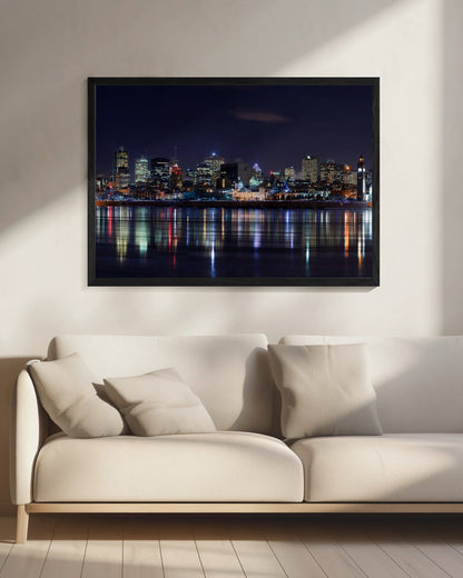 Wall art Montreal Night